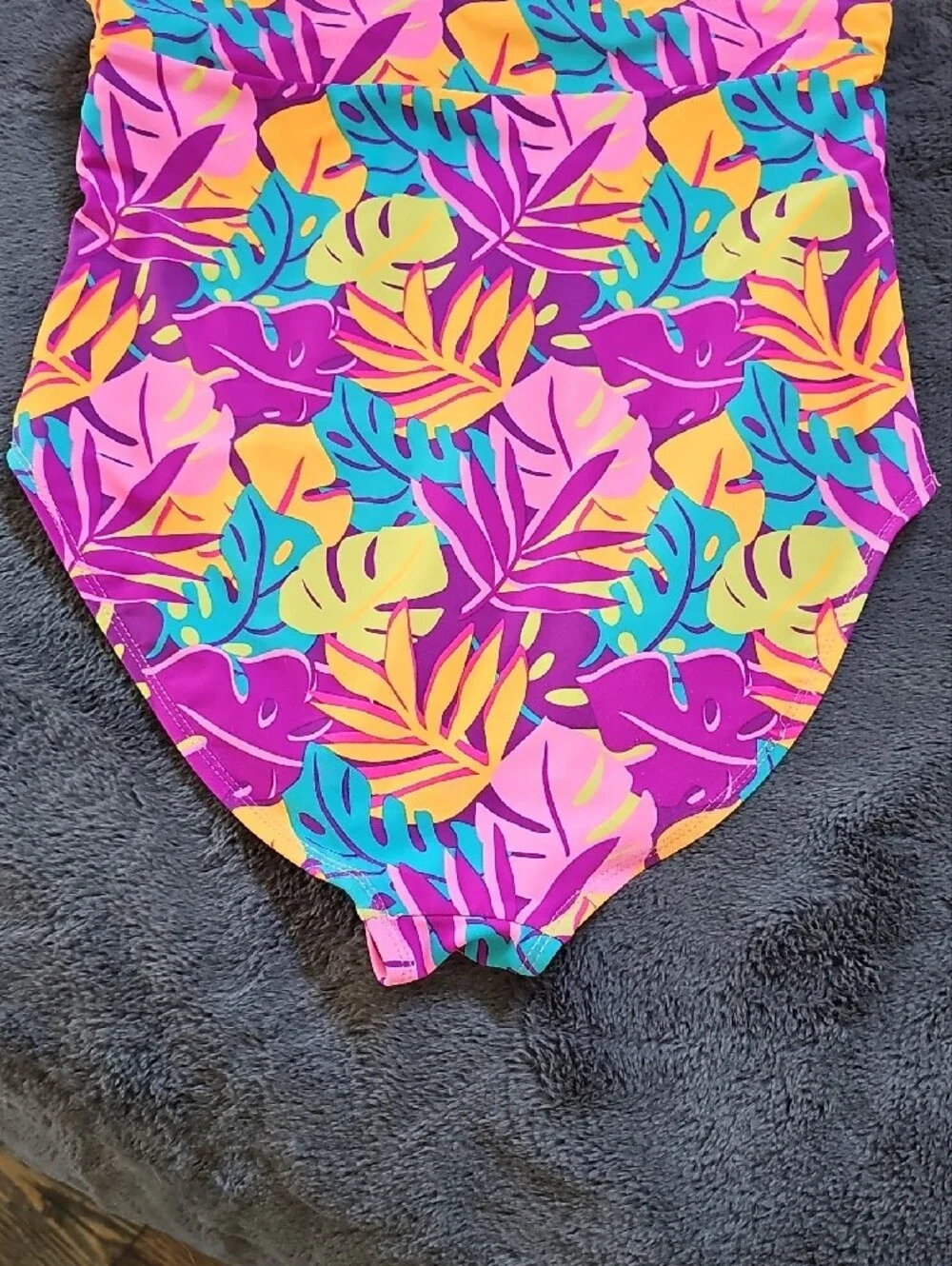 Angel Beach Pink Tropical One-Piece Swimsuit